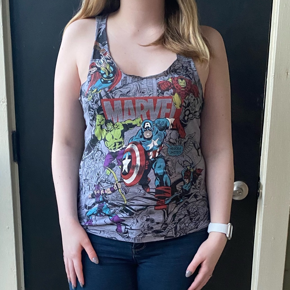 Vintage MARVEL Avengers CrossFit Tank Top